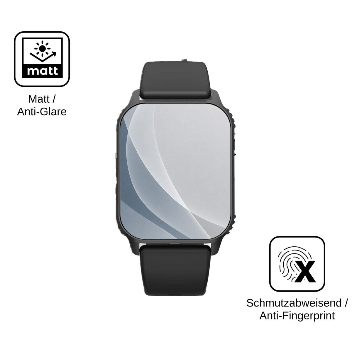 2x Screen Protector for DIVOAZBVO TK29 matte Flexible Glass 9H dipos