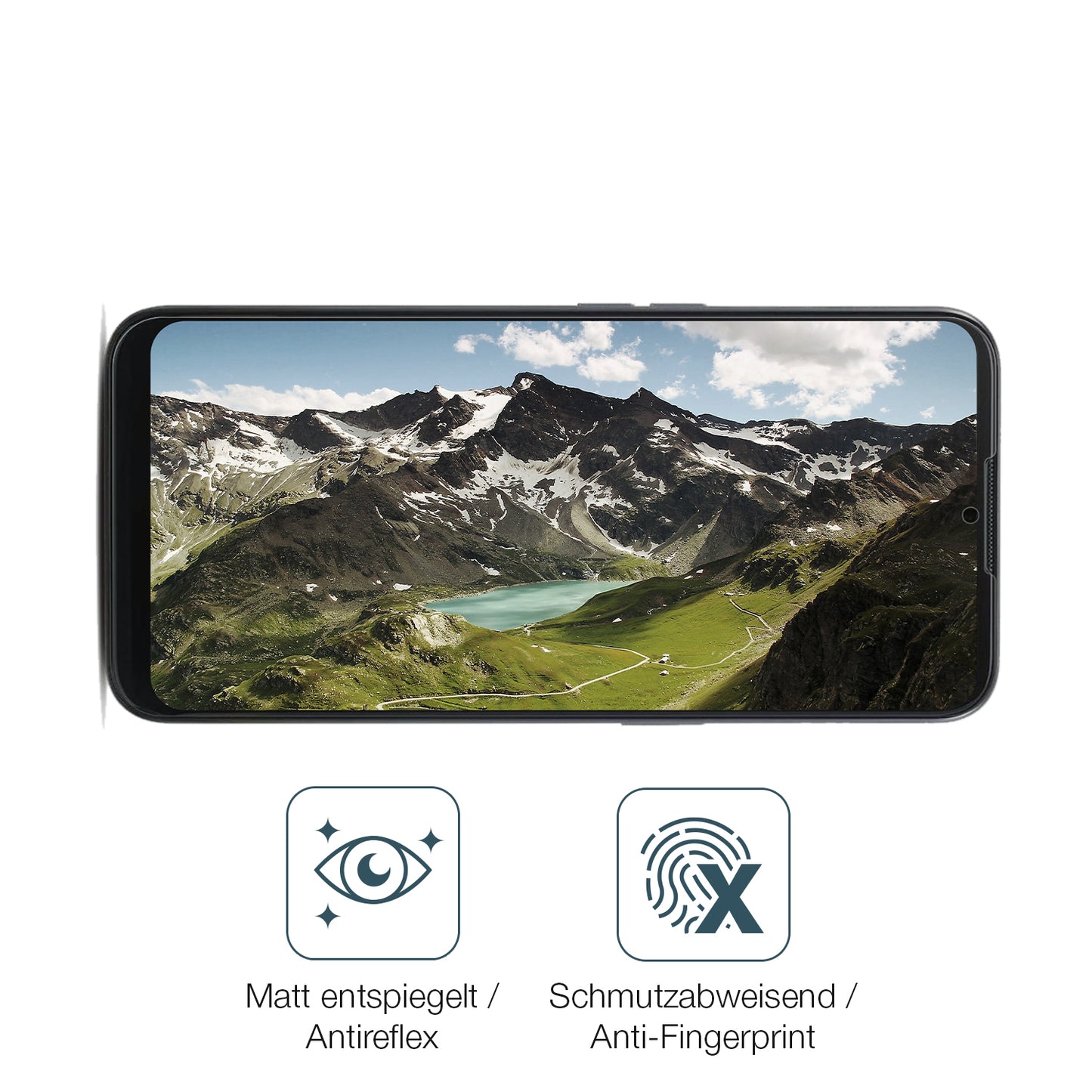 9H Hartbeschichtete, flexible Folie passend zugeschnitten für Doro 8100 Plus