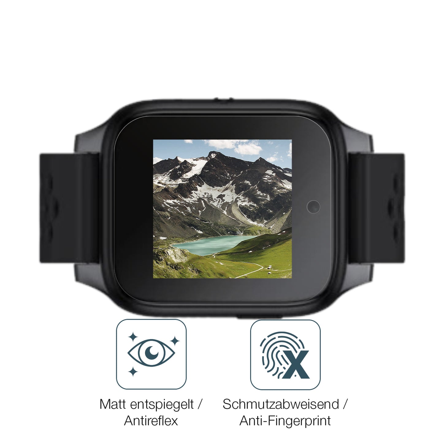 Schutz gegen Kratzer auf dem Family Watch MT46 Glas durch Schlüssel oder Ähnliches