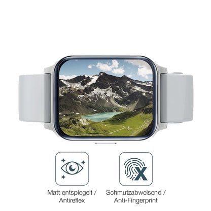 9H Hartbeschichtete, flexible Folie passend zugeschnitten für Fireboltt Ninja 3