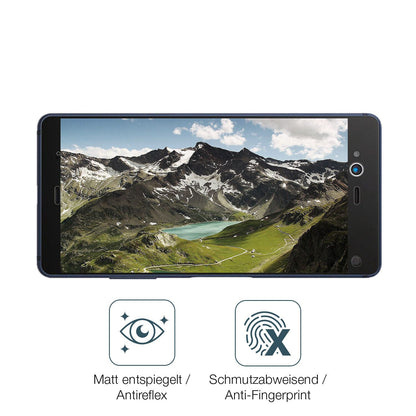 9H Hartbeschichtete, flexible Folie passend zugeschnitten für Fujitsu Arrows NX F-01K