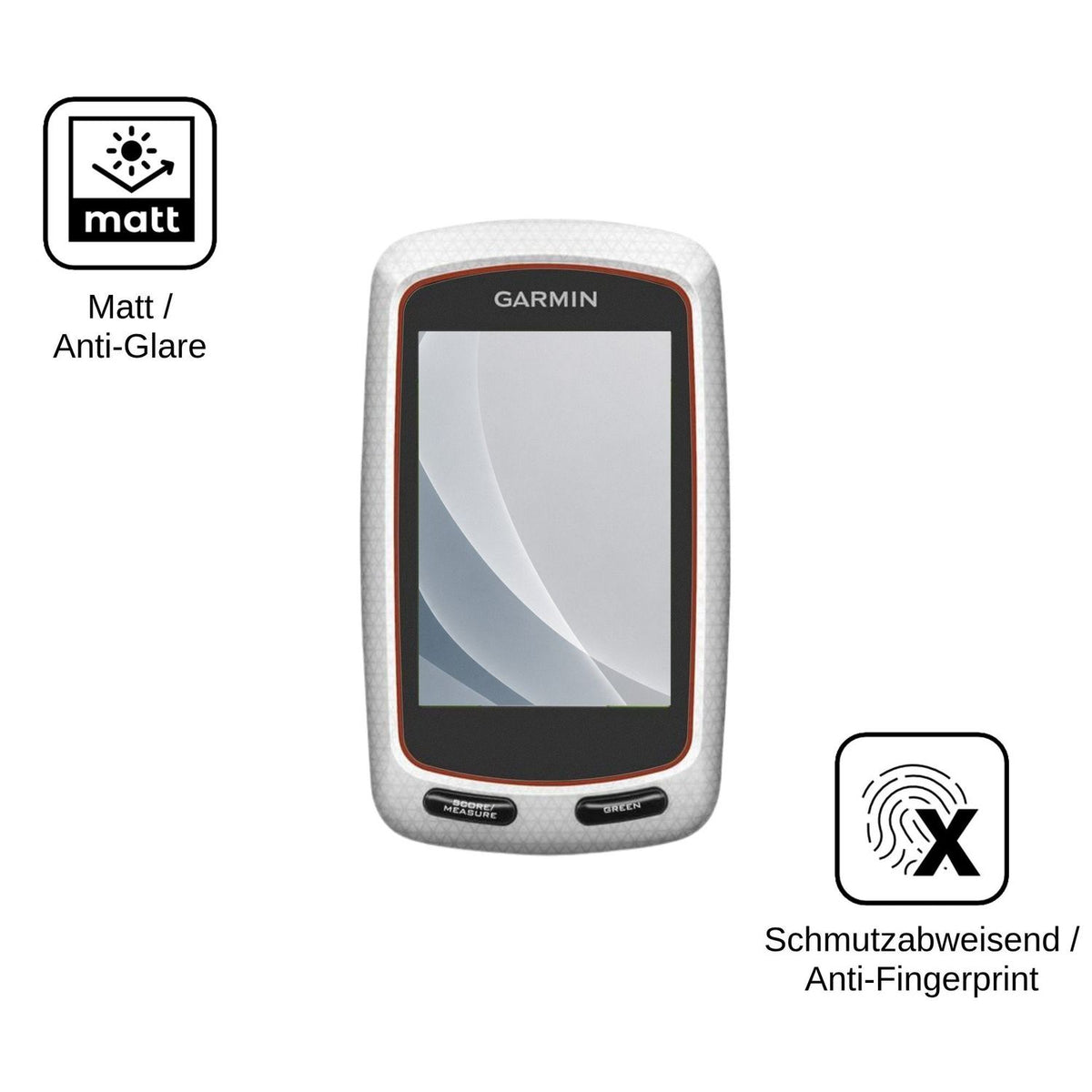 2x Screen Protector for Garmin Approach G7 matte Flexible Glass 9H dipos