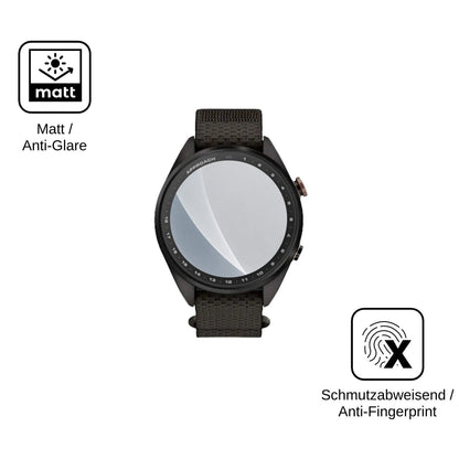 2x Screen Protector for Garmin Approach S72 matte Flexible Glass 9H dipos