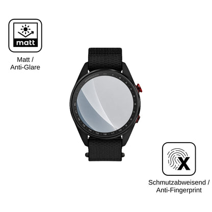 2x Screen Protector for Garmin Approach S72 47mm matte Flexible Glass 9H dipos