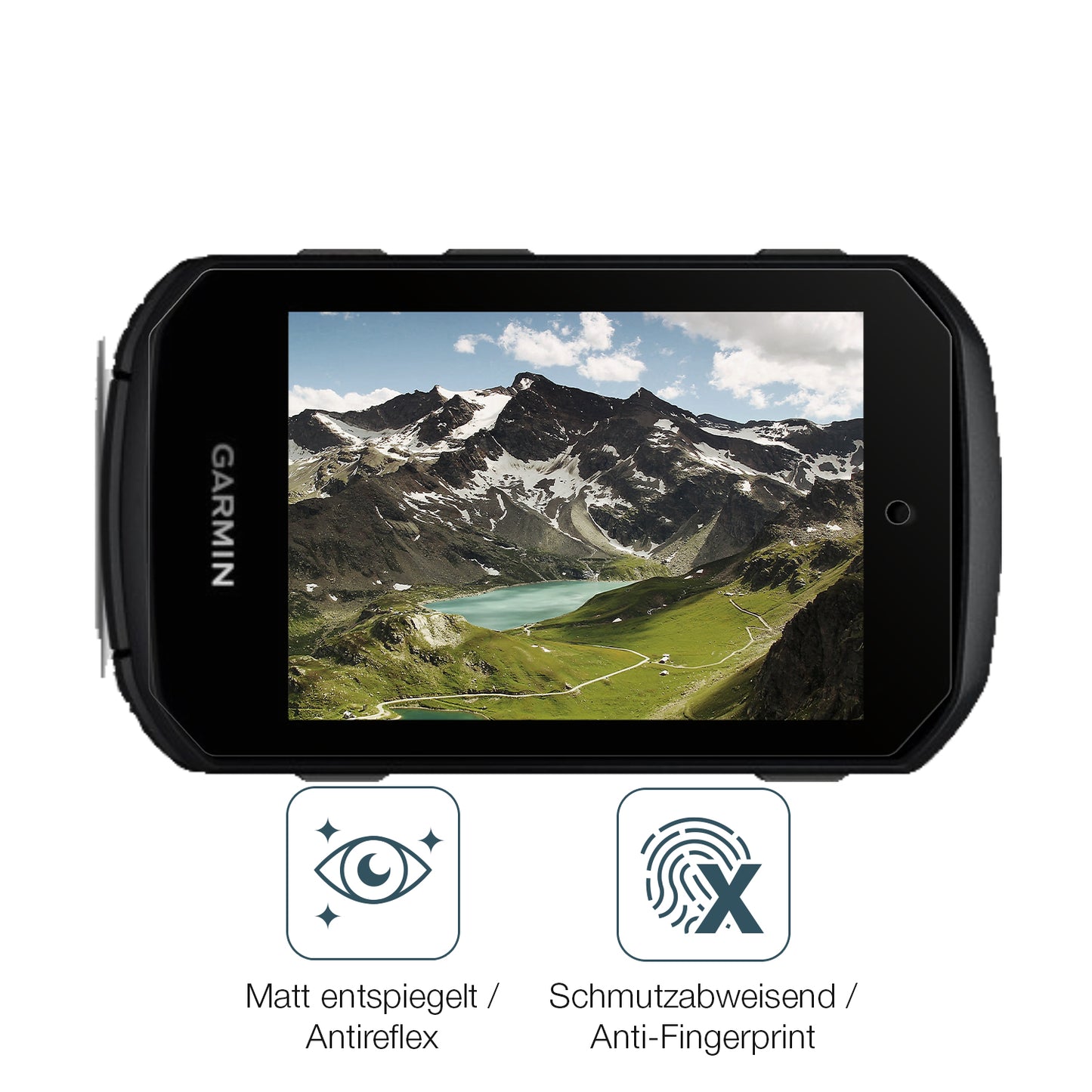 Schutz gegen Kratzer auf dem Garmin Edge 550 Glas durch Schlüssel oder Ähnliches