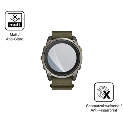 2x Screen Protector for Garmin Enduro 4 matte Flexible Glass 9H dipos