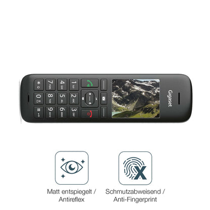 9H Hartbeschichtete, flexible Folie passend zugeschnitten für Gigaset CE 575 HX