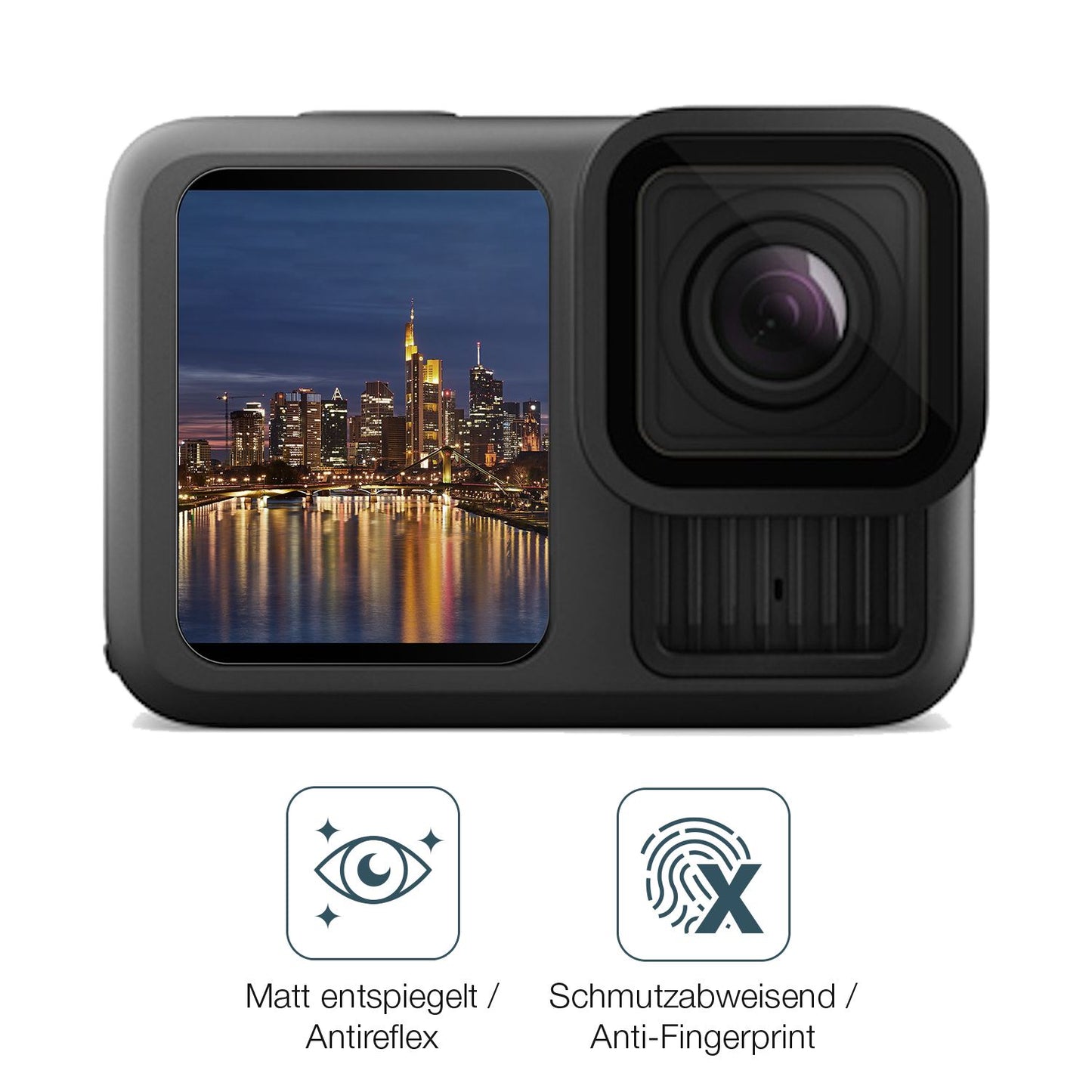 9H Hartbeschichtete, flexible Folie passend zugeschnitten für GoPro Hero 13