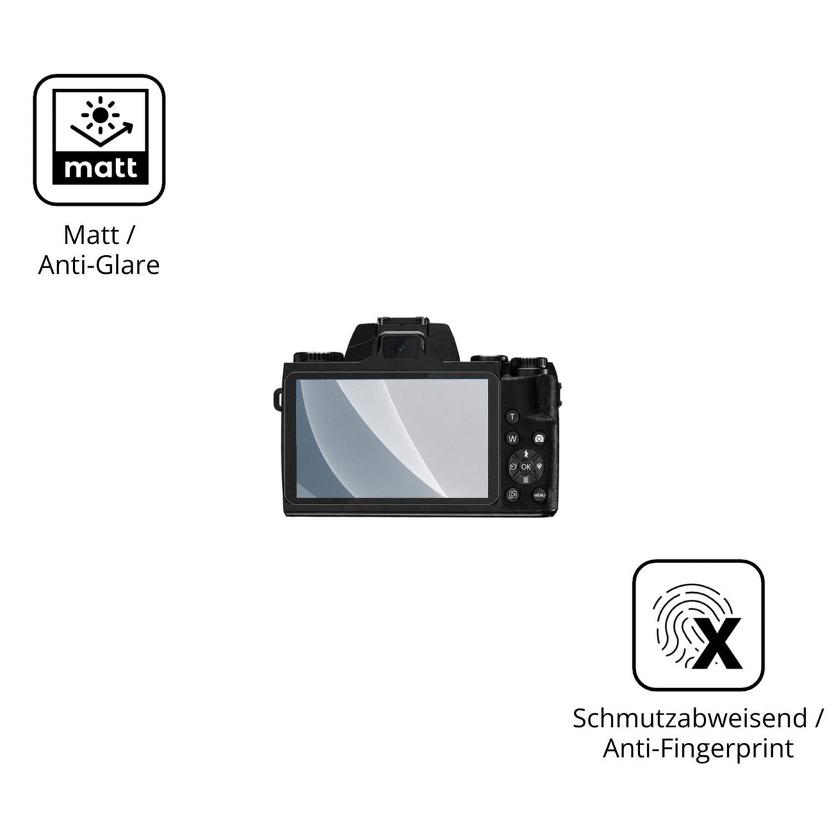 9H Hartbeschichtete, flexible Folie passend zugeschnitten für H-Bocam HB-W05