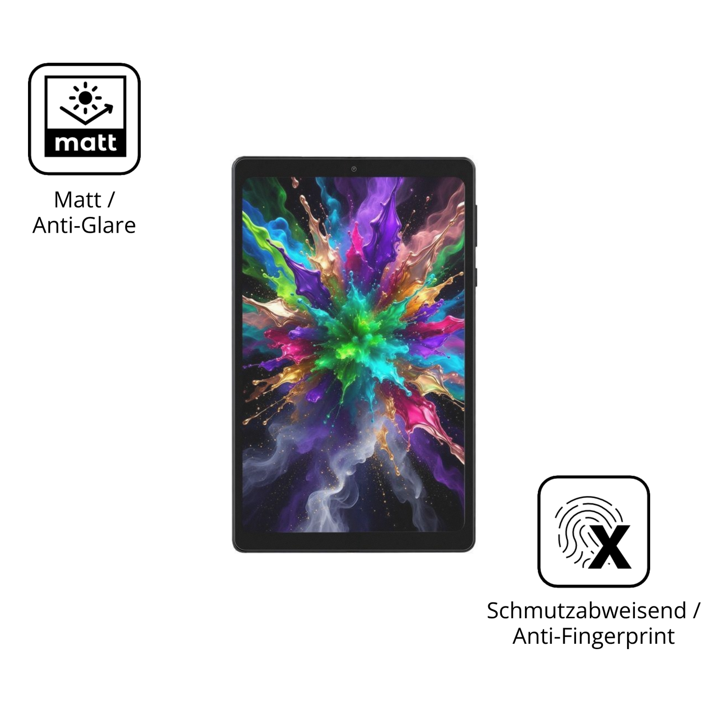 9H Hartbeschichtete, flexible Folie passend zugeschnitten für Headwolf FPad 6