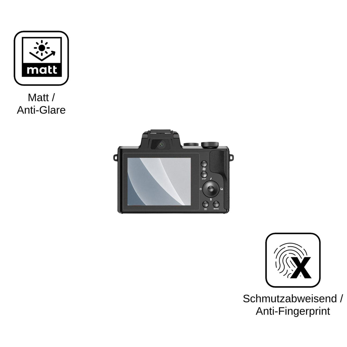 2x Screen Protector for HKOORLAMULS DC226 matte Flexible Glass 9H dipos