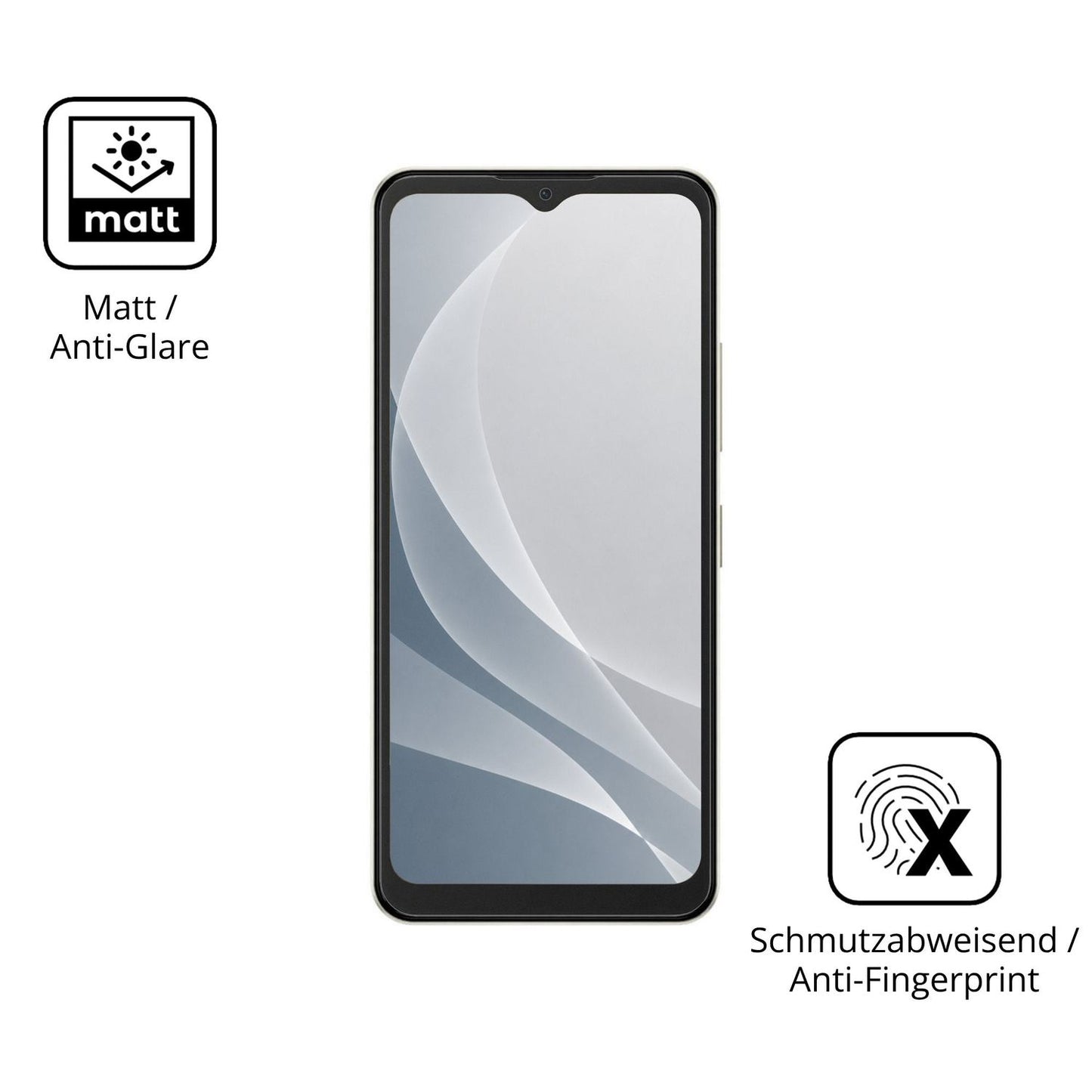 9H Hartbeschichtete, flexible Folie passend zugeschnitten für HMD Arc 2