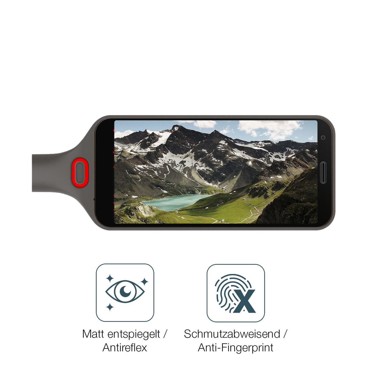 Schutz gegen Kratzer auf dem Honeywell CS32 Glas durch Schlüssel oder Ähnliches