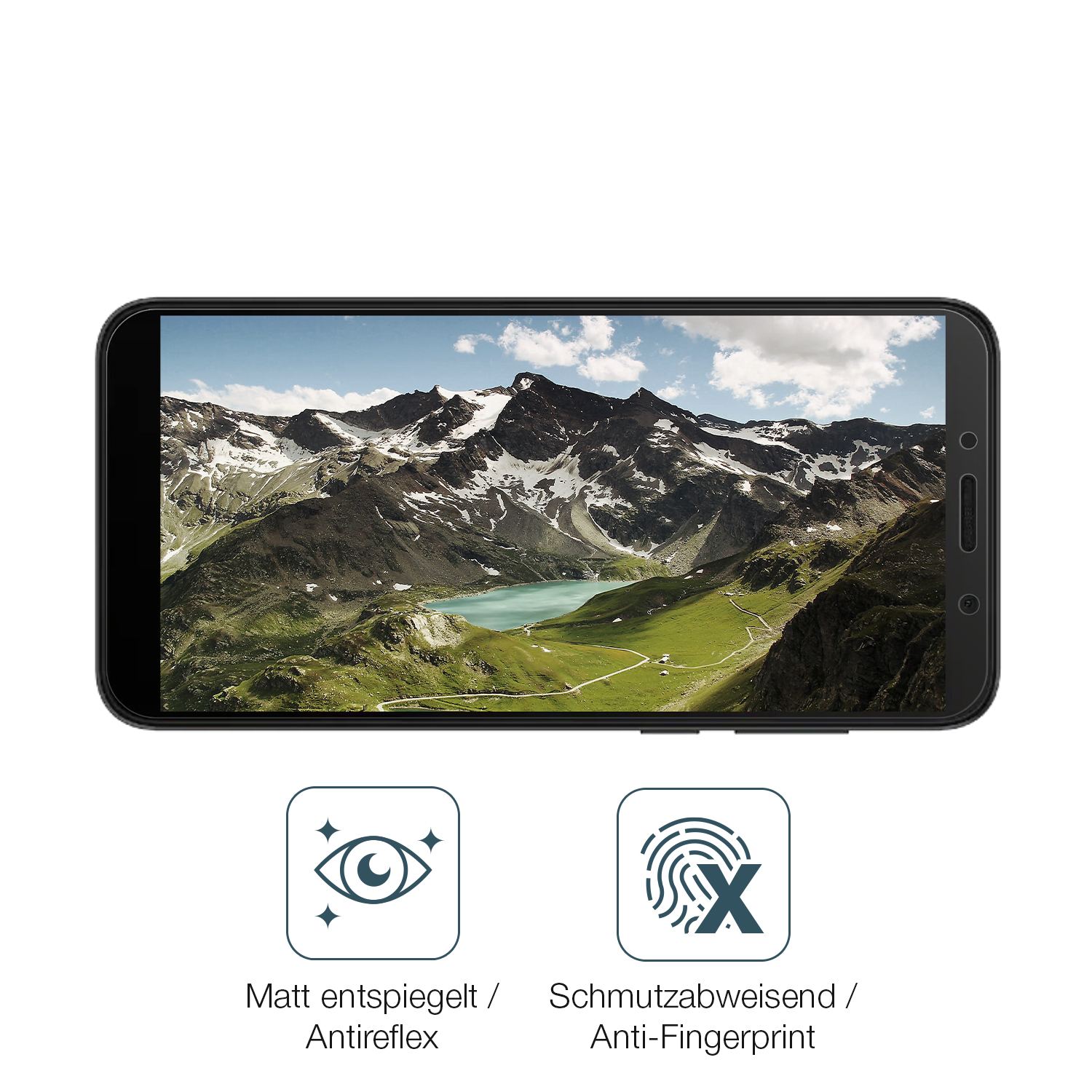 9H Hartbeschichtete, flexible Folie passend zugeschnitten für Honor 9s