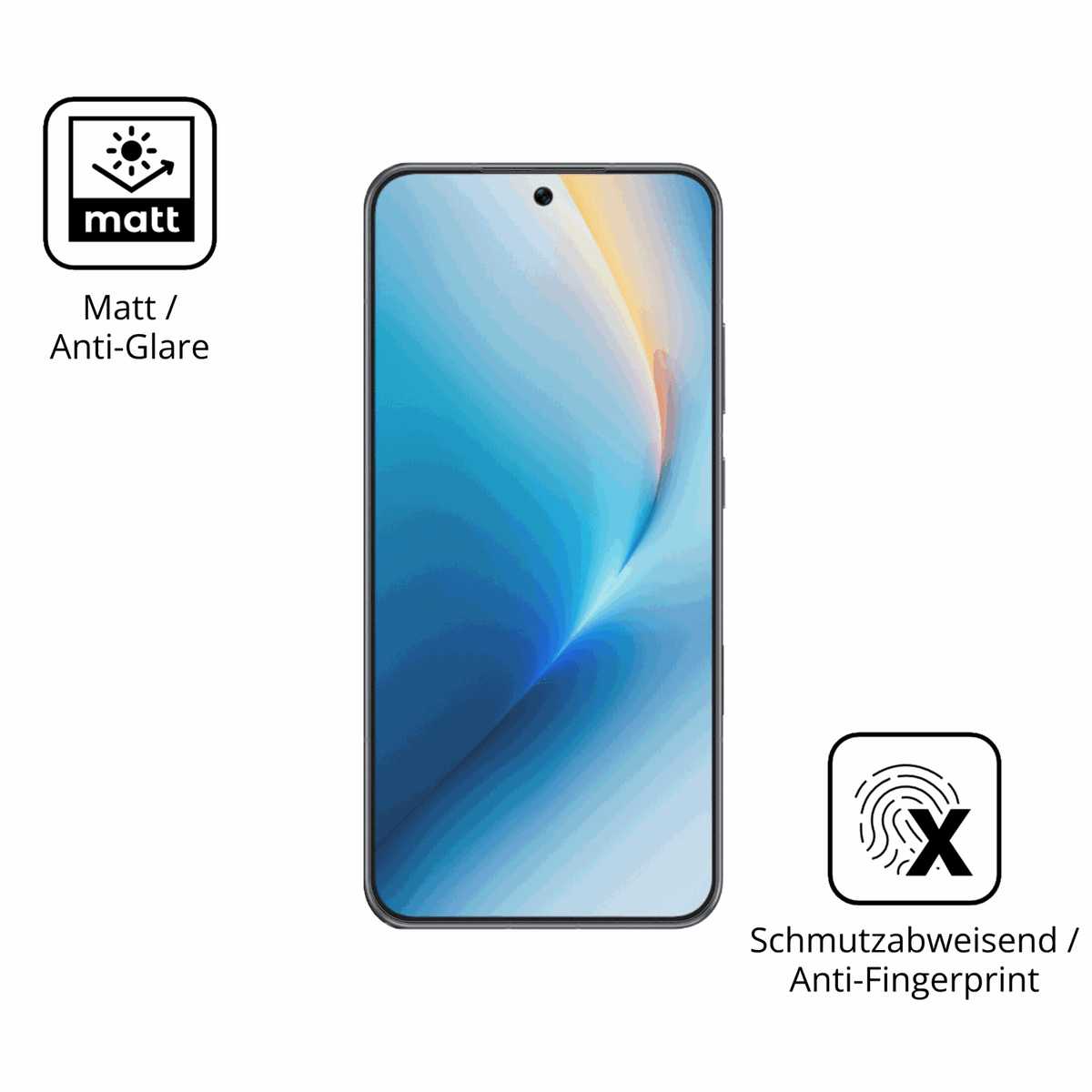 9H Hartbeschichtete, flexible Folie passend zugeschnitten f�r Honor Win