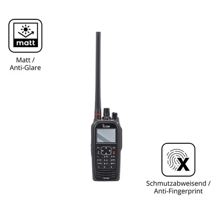 9H Hartbeschichtete, flexible Folie passend zugeschnitten für Icom IC-F4400DT