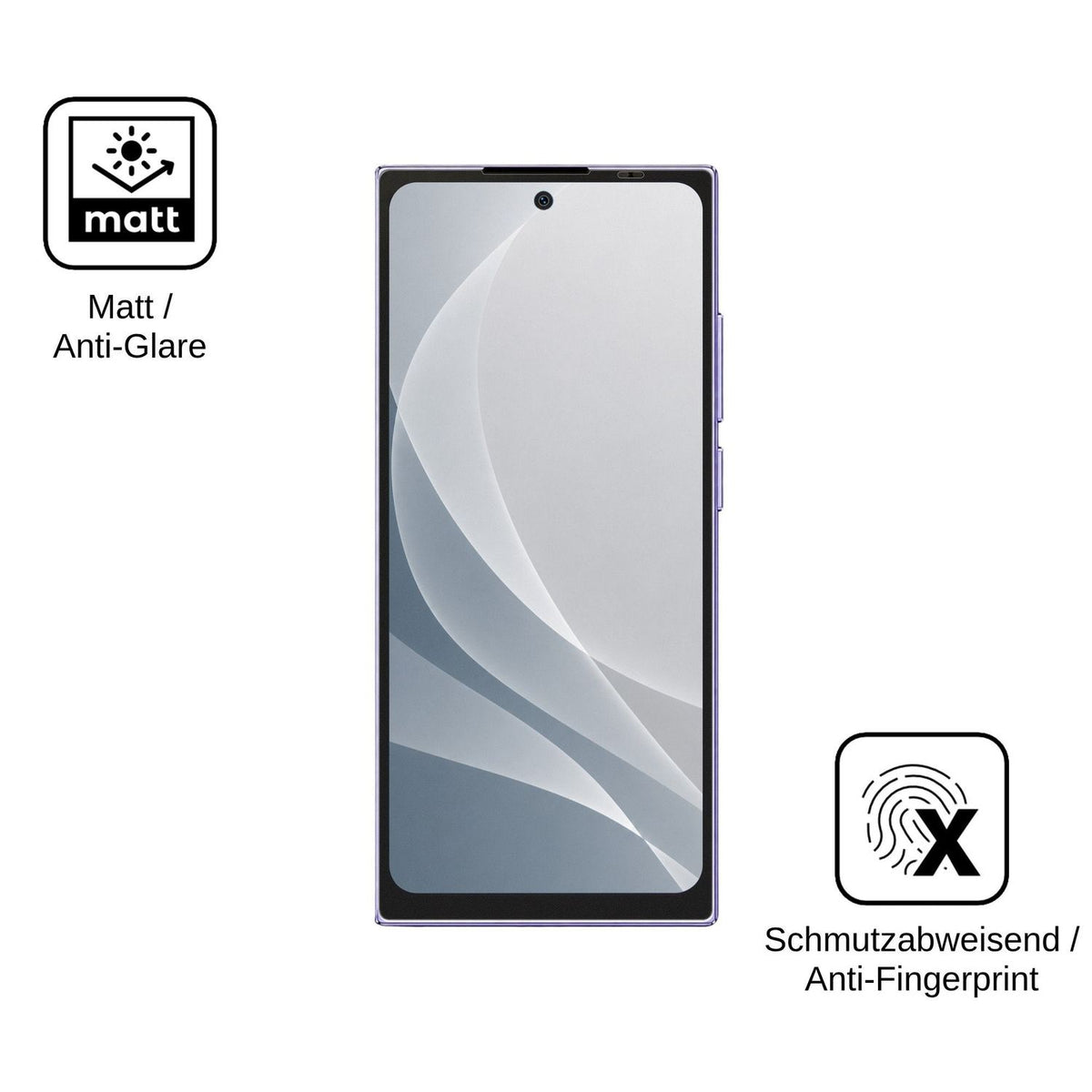 2x Screen Protector for invens Ultra S25 matte Flexible Glass 9H dipos
