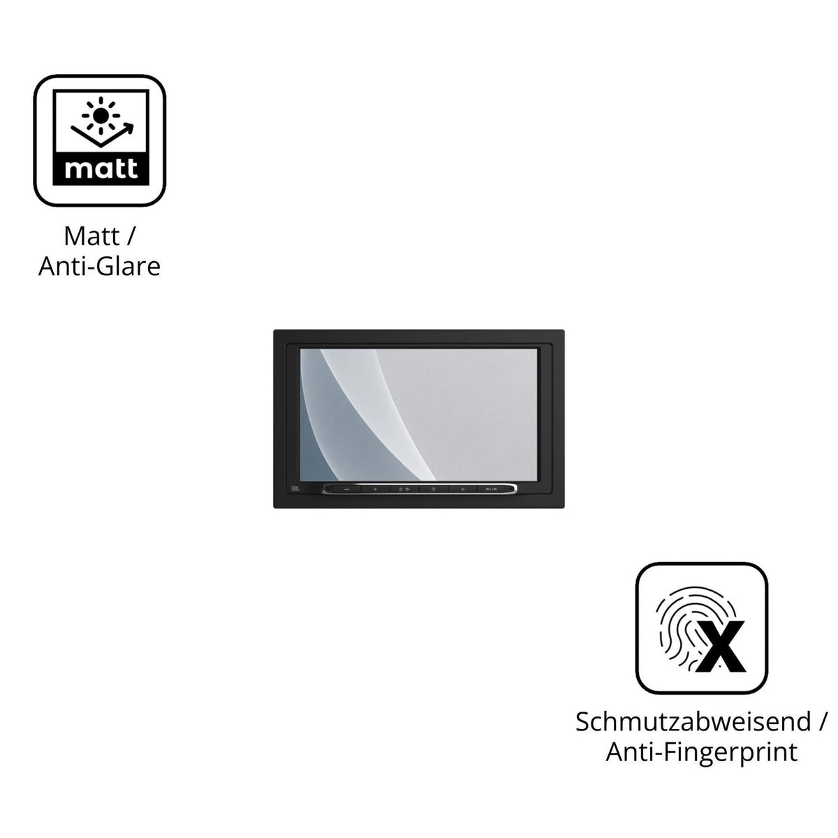 9H Hartbeschichtete, flexible Folie passend zugeschnitten für JBL Legend 700