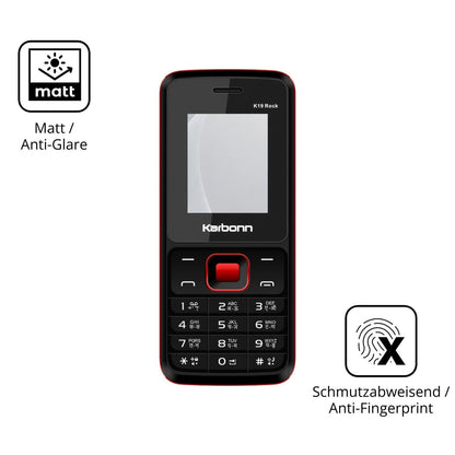 9H Hartbeschichtete, flexible Folie passend zugeschnitten für Karbonn K19 Rock