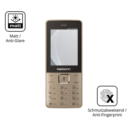 9H Hartbeschichtete, flexible Folie passend zugeschnitten für Karbonn K451 Power