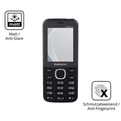 9H Hartbeschichtete, flexible Folie passend zugeschnitten für Karbonn K595 Power