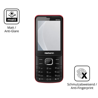 9H Hartbeschichtete, flexible Folie passend zugeschnitten für Karbonn K99 Rock