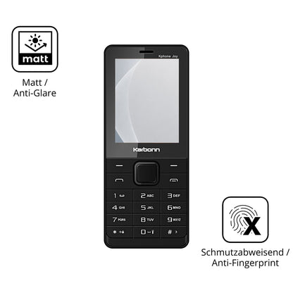 9H Hartbeschichtete, flexible Folie passend zugeschnitten für Karbonn Kphone Joy