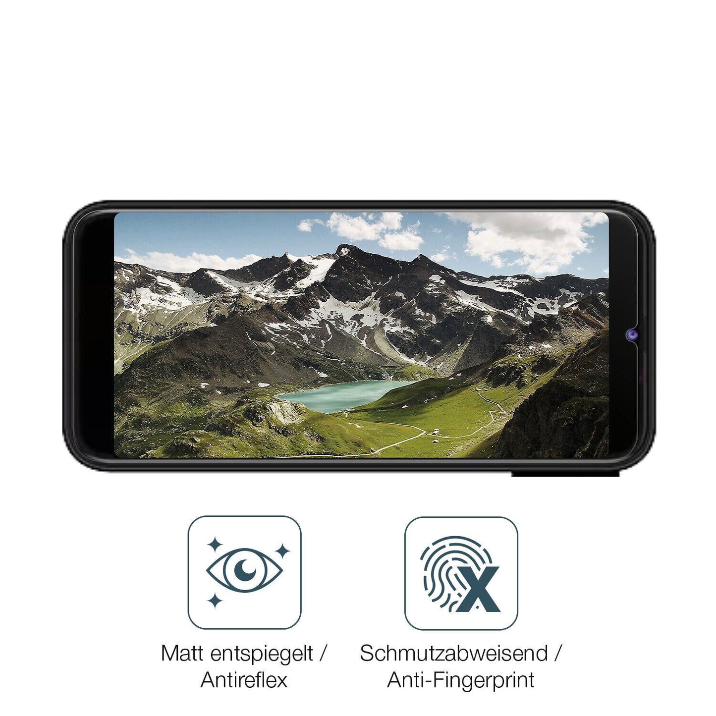 9H Hartbeschichtete, flexible Folie passend zugeschnitten für Krip K57