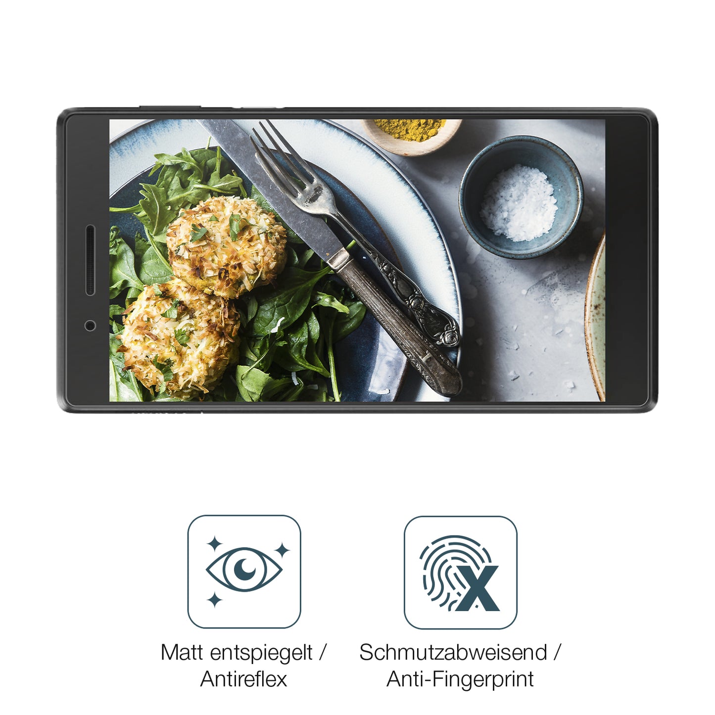 9H Hartbeschichtete, flexible Folie passend zugeschnitten für Lenovo Tab 4 7 TB-7504X