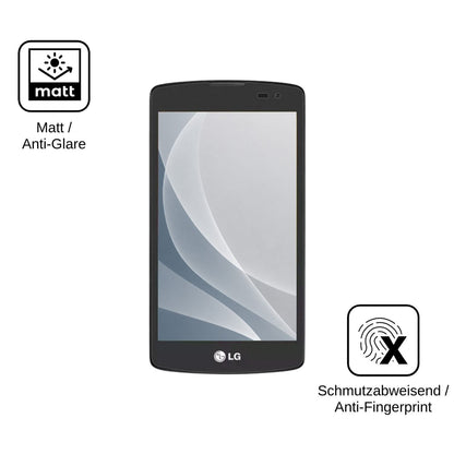 2x Screen Protector for LG Prime Plus H522F matte Flexible Glass 9H dipos