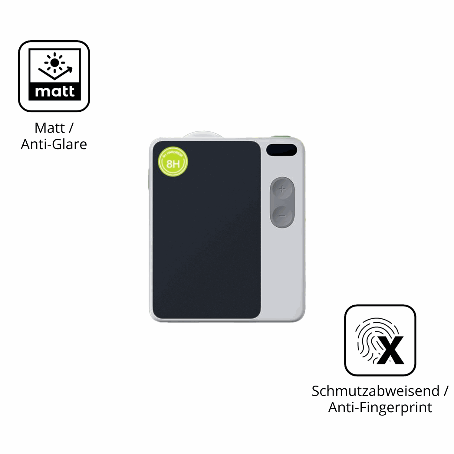 9H Hartbeschichtete, flexible Folie passend zugeschnitten für LiTTPOPO MicroCam X1
