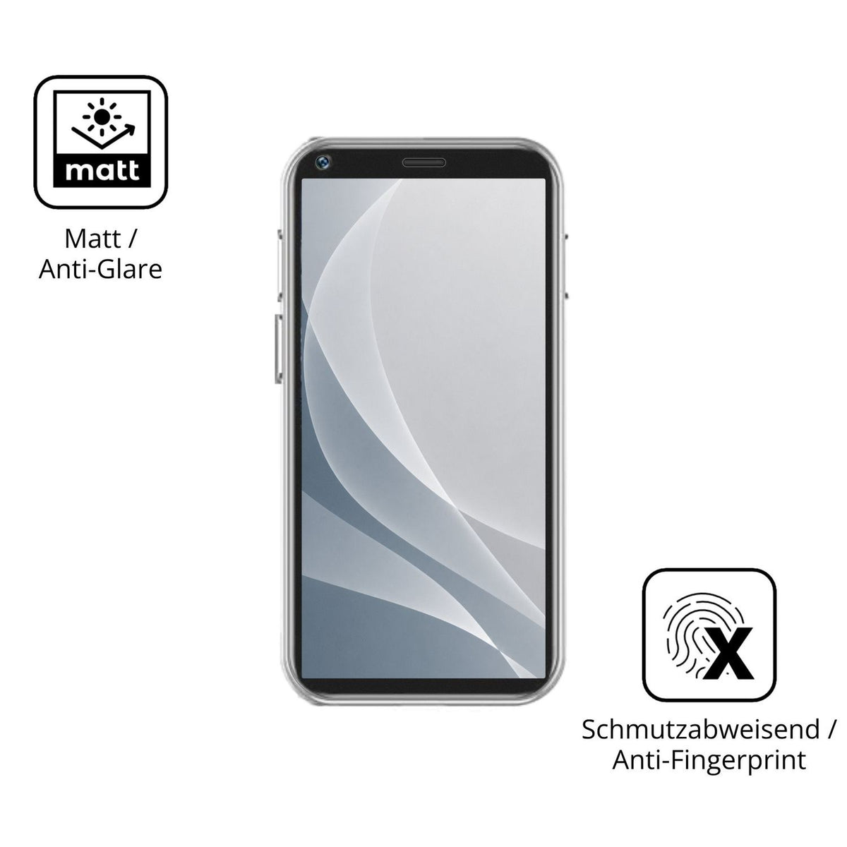 9H Hartbeschichtete, flexible Folie passend zugeschnitten für Longben 3G Mini