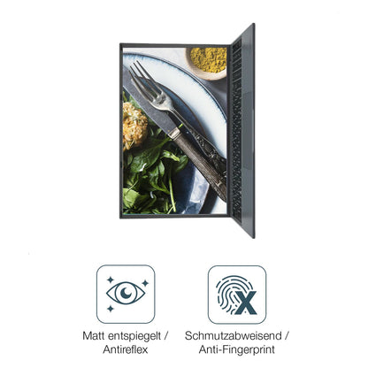 9H Hartbeschichtete, flexible Folie passend zugeschnitten für Medion E16443