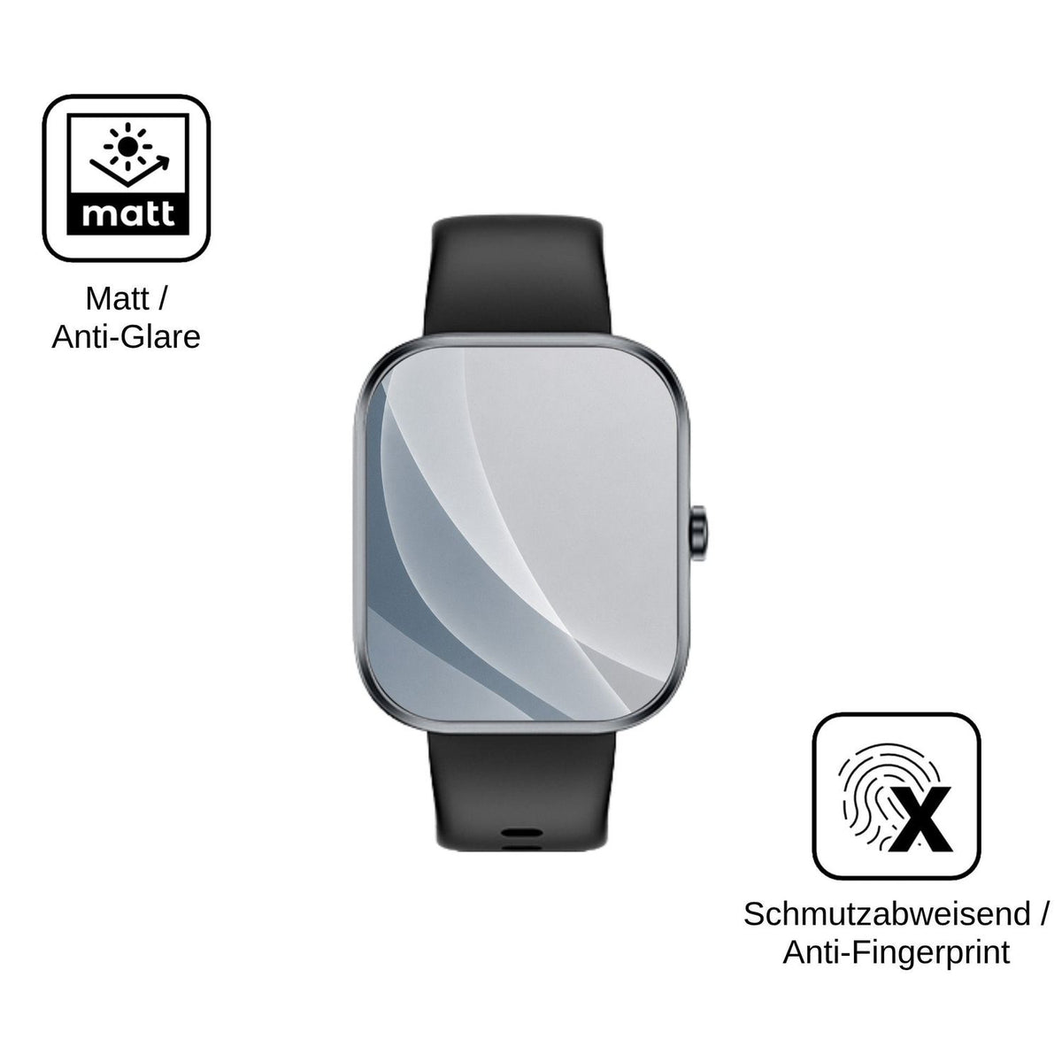 2x Screen Protector for MFVLP D16 matte Flexible Glass 9H dipos
