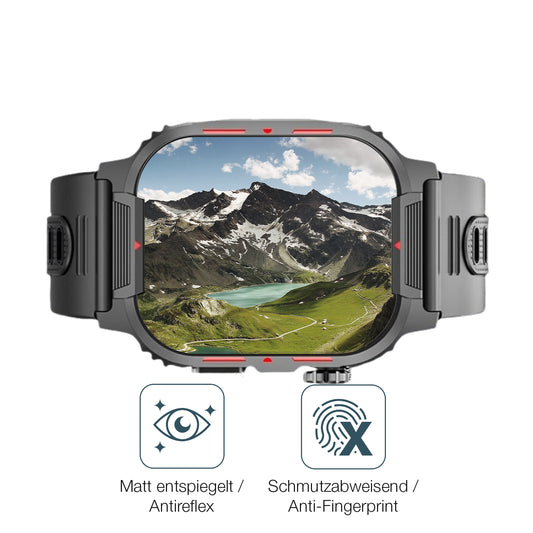 Schutz gegen Kratzer auf dem Mingtawn 1.85 Zoll Glas durch Schlüssel oder Ähnliches