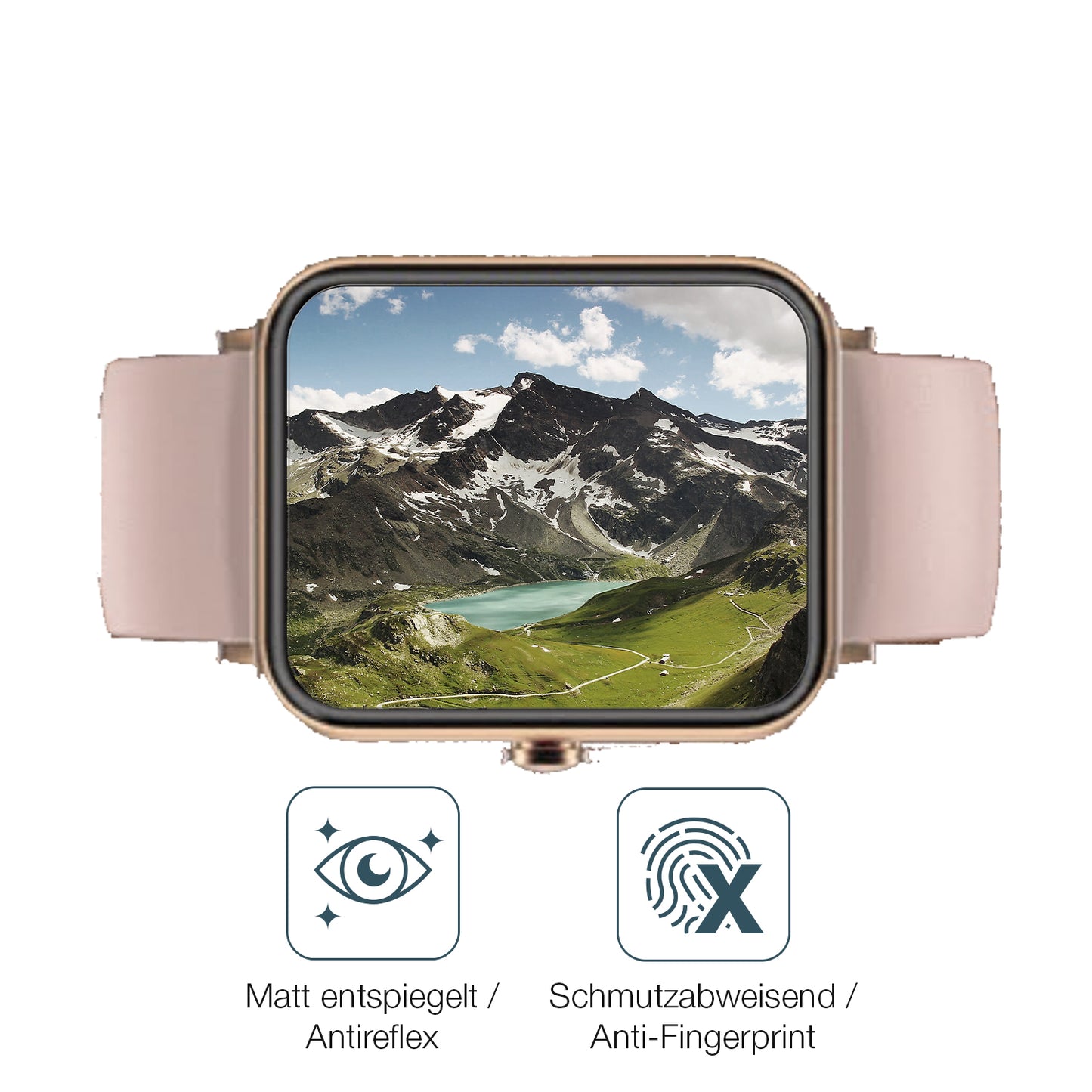 9H Hartbeschichtete, flexible Folie passend zugeschnitten für Noise Colorfit Pro 3 Assist