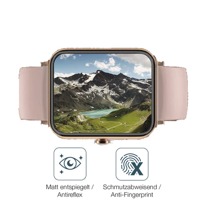 9H Hartbeschichtete, flexible Folie passend zugeschnitten für Noise Colorfit Pro 3 Assist