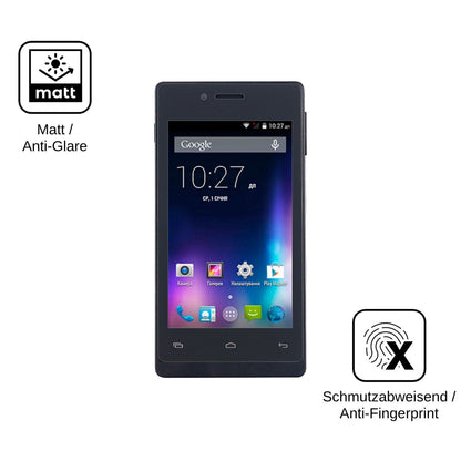 2x Screen Protector for Nomi i400 Beat matte Flexible Glass 9H dipos