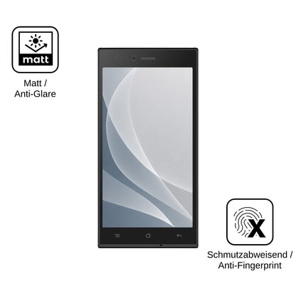 2x Screen Protector for Nomi i500 Sprint matte Flexible Glass 9H dipos