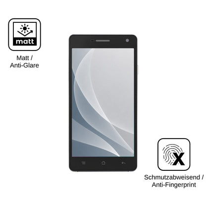 2x Screen Protector for Nomi i501 Style matte Flexible Glass 9H dipos