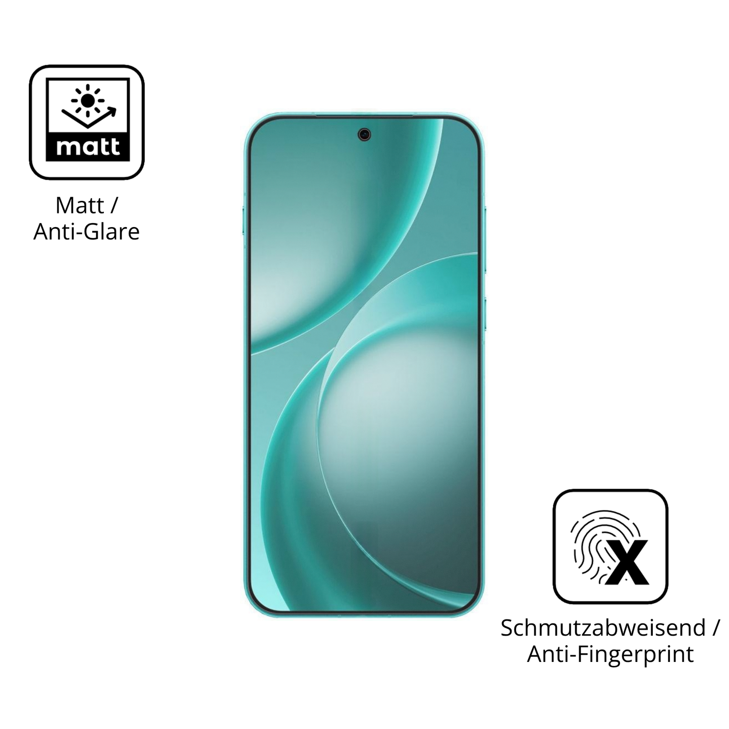 9H Hartbeschichtete, flexible Folie passend zugeschnitten für Oppo Find X9s Pro