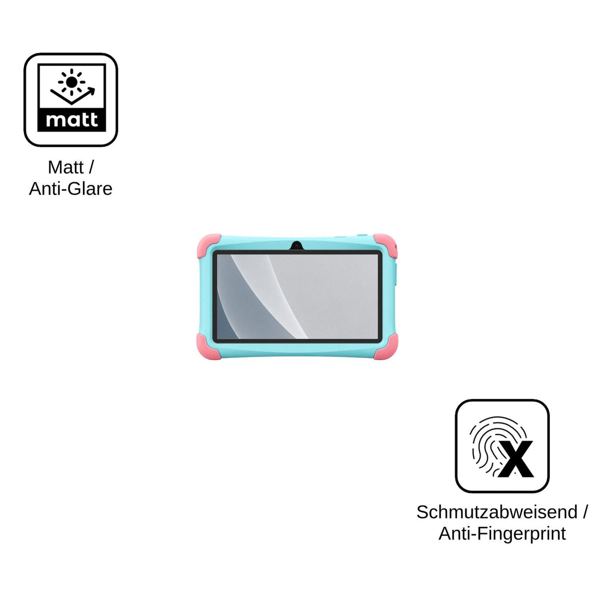 2x Screen Protector for Oscal Kido Mini matte Flexible Glass 9H dipos