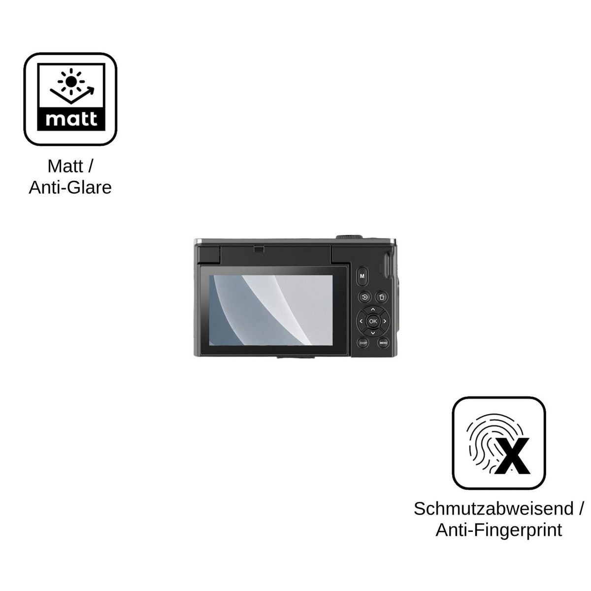 2x Screen Protector for Ourlife D610 matte Flexible Glass 9H dipos