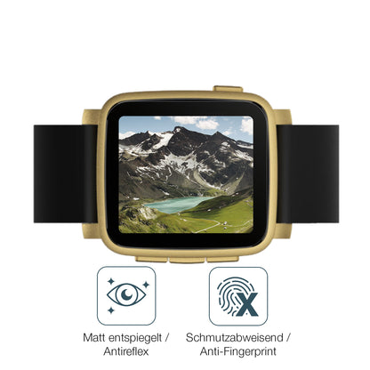 Schutz gegen Kratzer auf dem Pebble Time 2 Glas durch Schlüssel oder Ähnliches