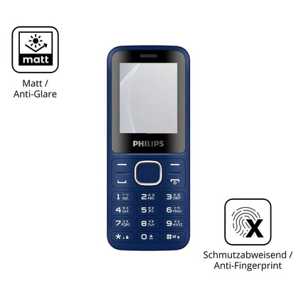 9H Hartbeschichtete, flexible Folie passend zugeschnitten für Philips E2104