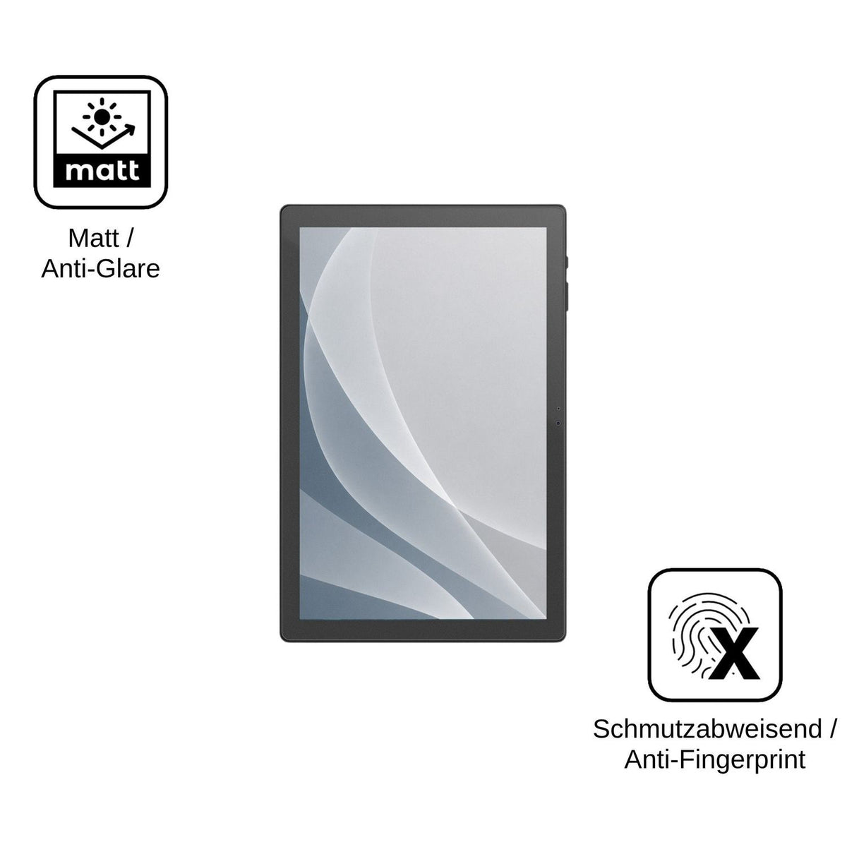 2x Screen Protector for Point Mobile TE32 matte Flexible Glass 9H dipos