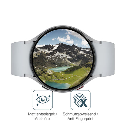 9H Hartbeschichtete, flexible Folie passend zugeschnitten für Samsung Galaxy Watch 6 47mm