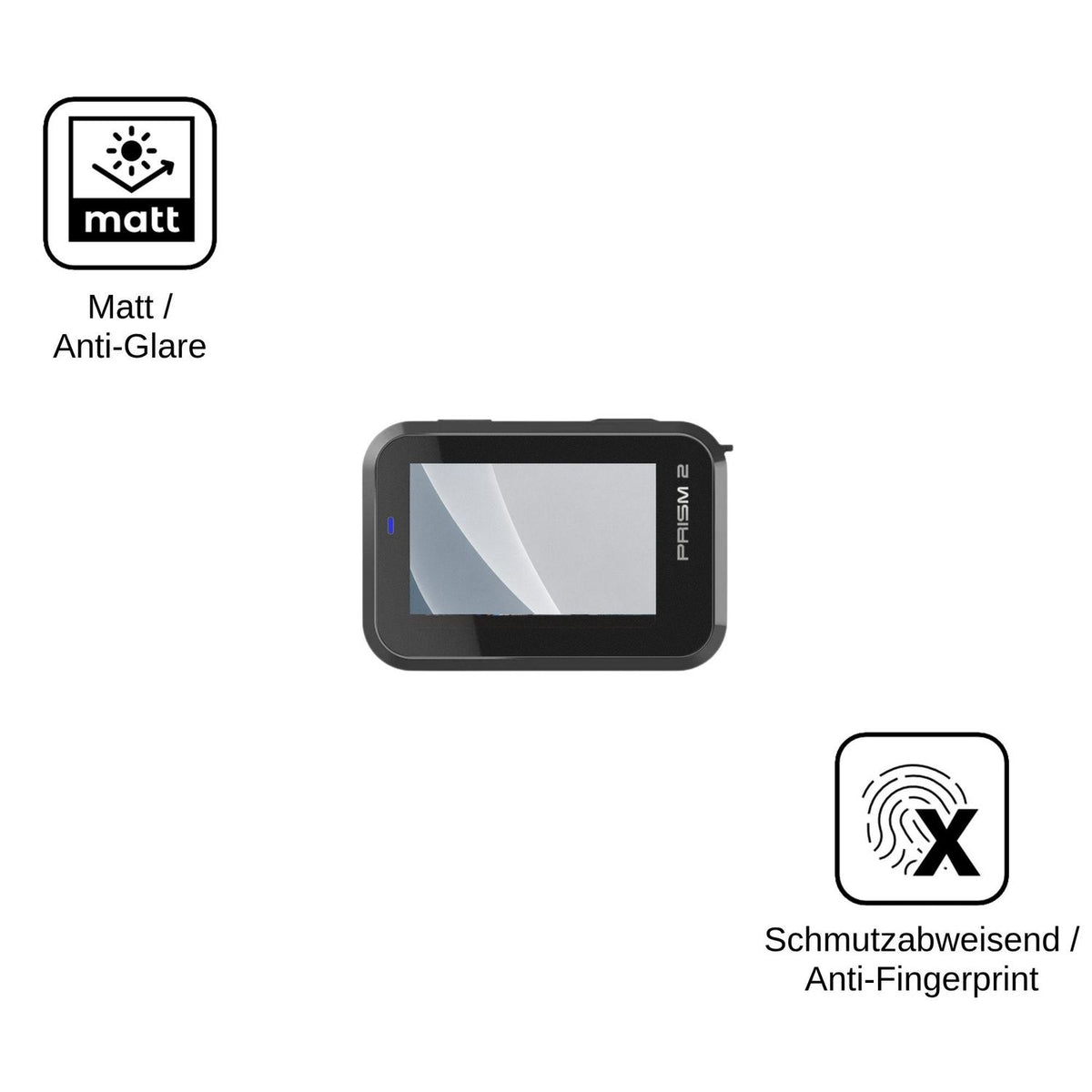2x Screen Protector for Sena Prism 2 matte Flexible Glass 9H dipos