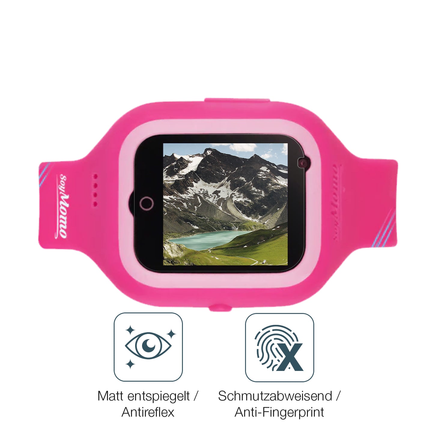 Schutz gegen Kratzer auf dem SoyMomo Space 2.0 Glas durch Schlüssel oder Ähnliches