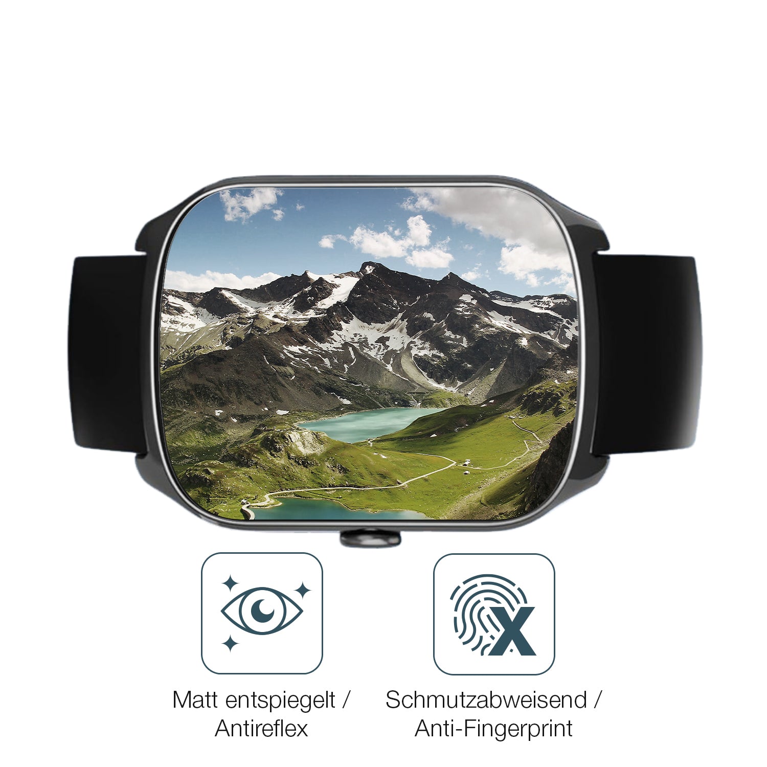 Schutz gegen Kratzer auf dem Stecei S68 1.95 Zoll Glas durch Schlüssel oder Ähnliches